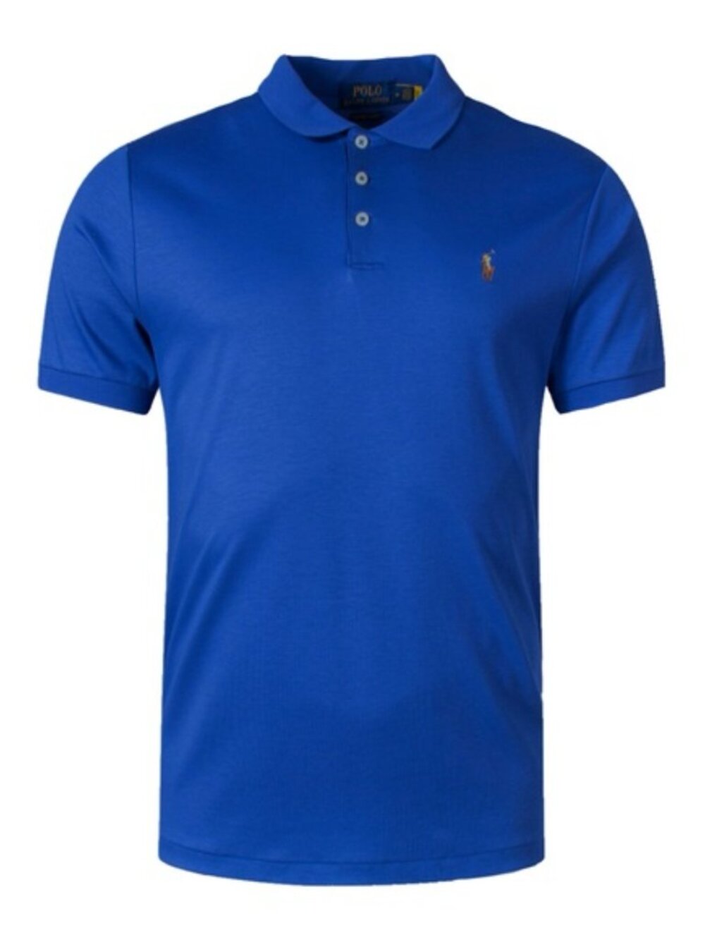 POLO RALPH LAUREN Classic Fit Soft Cotton Polo Shirt LARGE Royal Blue NWT
